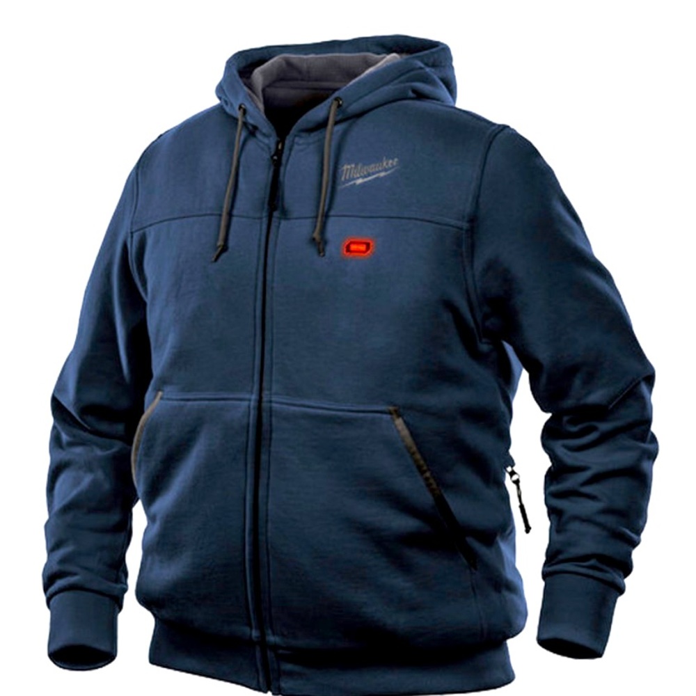 Milwaukee M12 Heated Hoodie, Small, Blue - 302BL-20S Hoodie Only